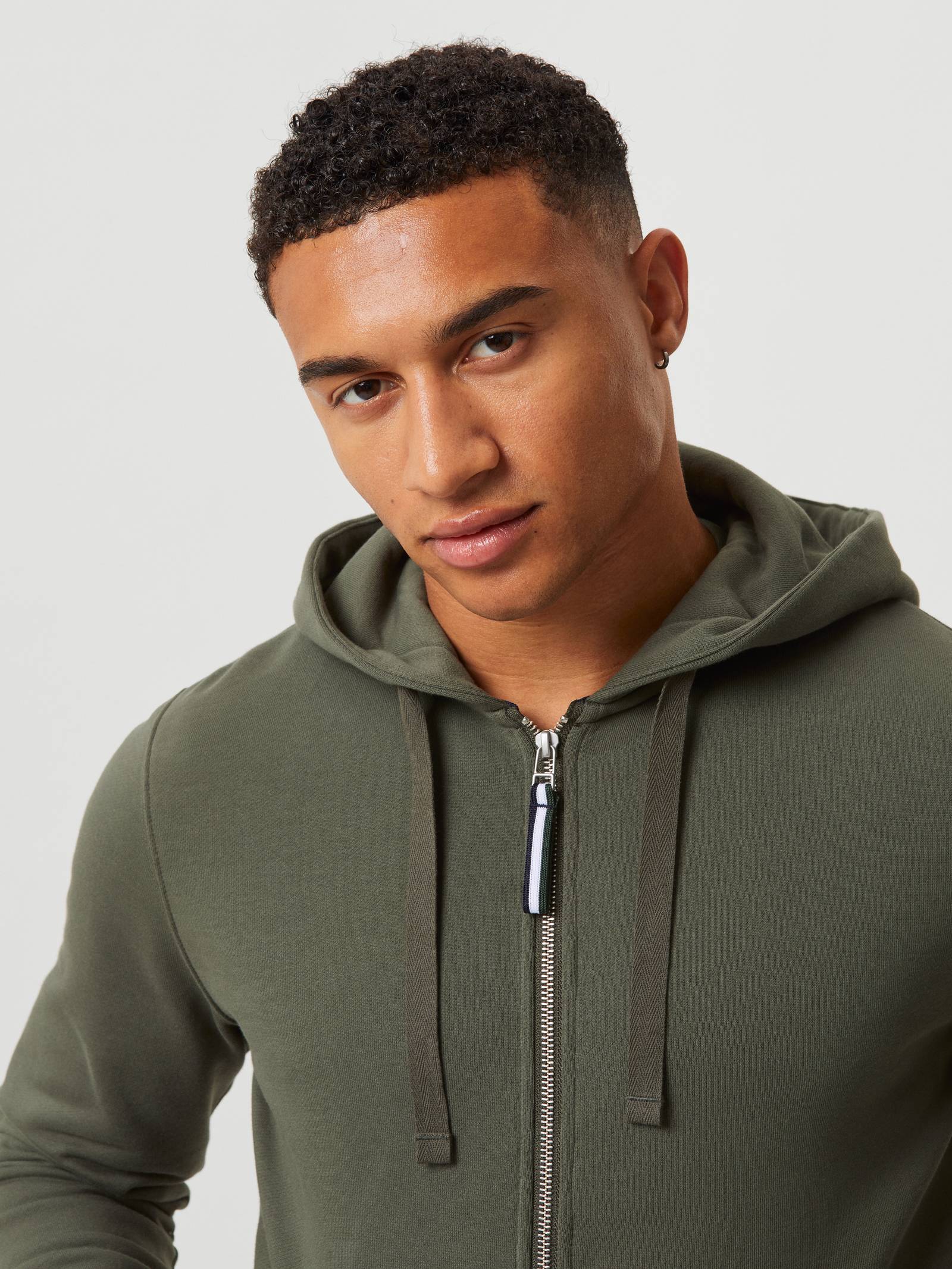 Centre Zip Hoodie image 6