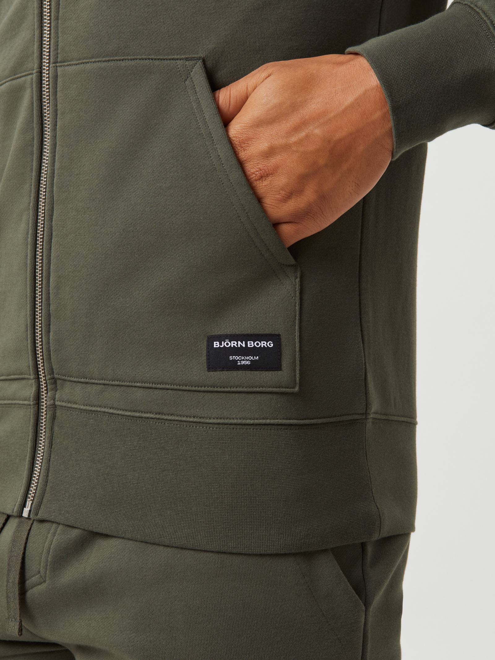 Centre Zip Hoodie image 5